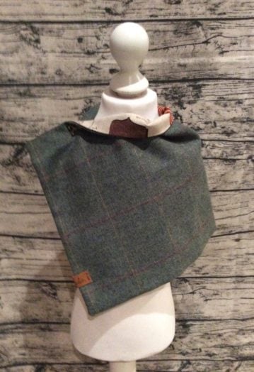 Country Green Tweed Cape – Horse Racing Lining (Toddler)
