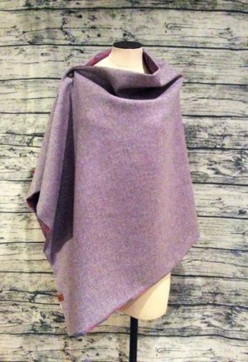 Soft Heather Tweed with Paisley lining